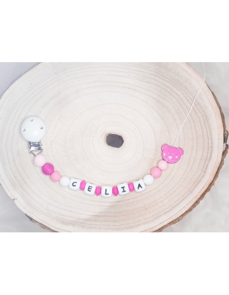 Attache tétine Celia ourson