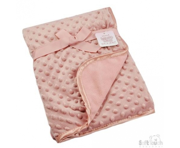 Couverture polaire Minky  Rose gold
