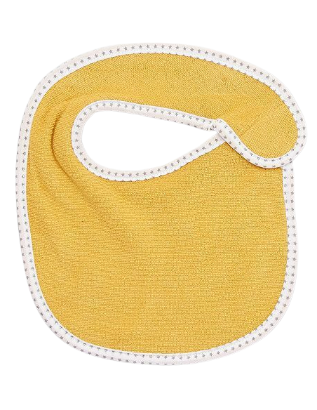Bavoir naissance Moutarde