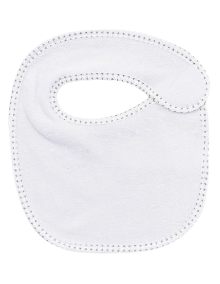 Bavoir naissance Blanc