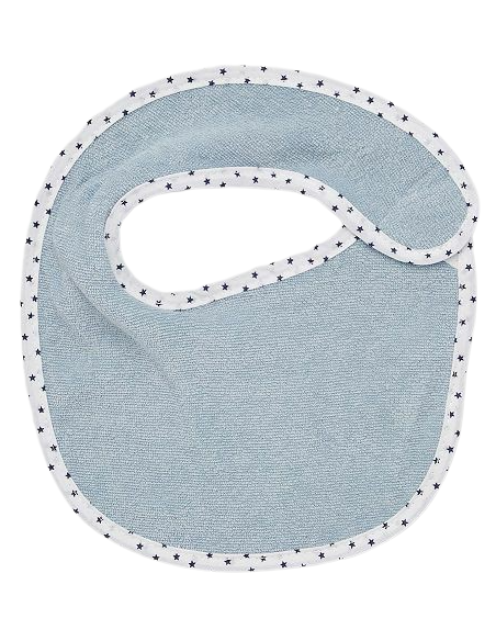 Bavoir naissance Bleu ciel
