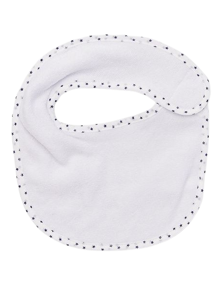 Bavoir naissance Blanc