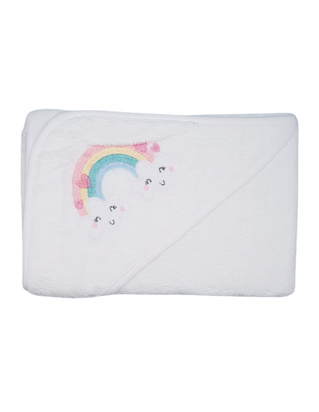 Cape de bain Rainbow personnalisable