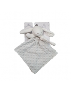 Doudou personnalisé Lapin  - Gris