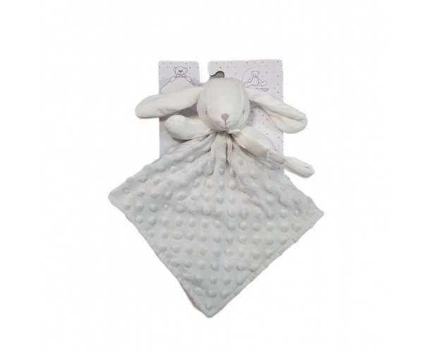 Doudou personnalisé Lapin  - Gris