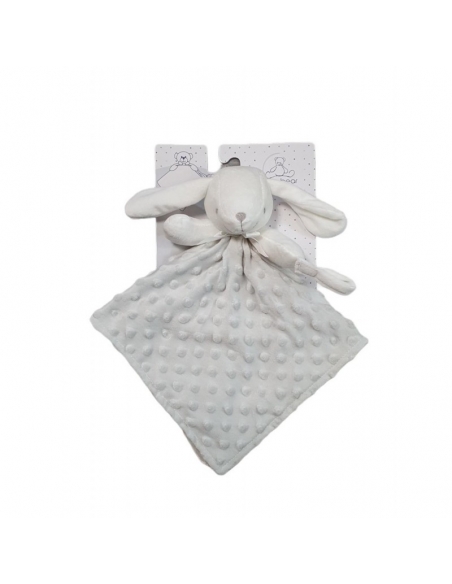 Doudou personnalisé Lapin  - Gris