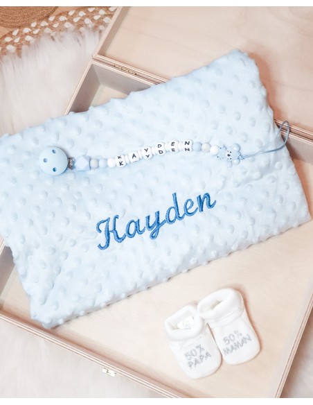 Couverture Minky  personnalisable