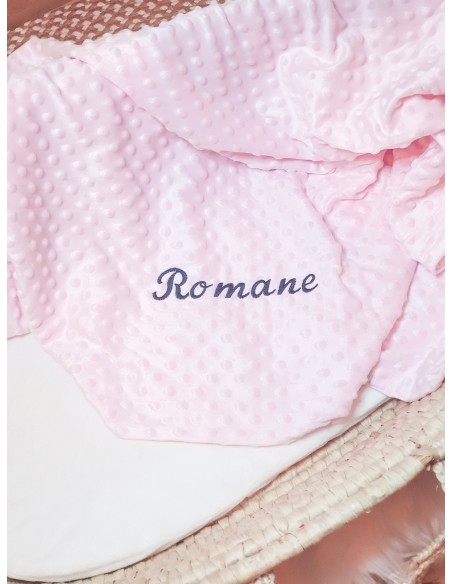 Couverture Minky  personnalisable