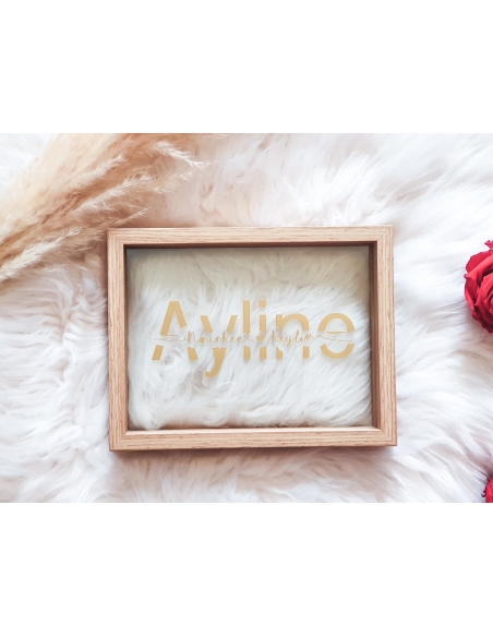 Cadre naissance personnalisé family