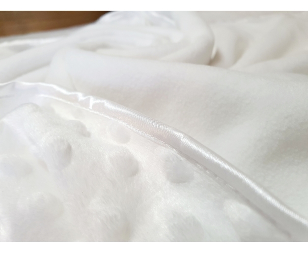 Couverture Minky chaude avec broderie éléphant