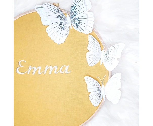 Cadre tambour personnalisé Butterfly