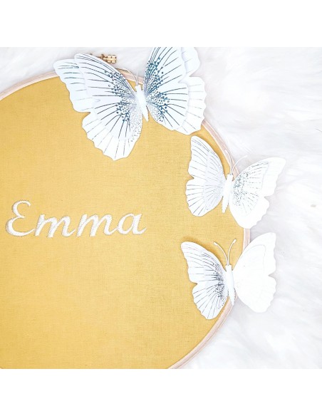 Cadre tambour personnalisé Butterfly