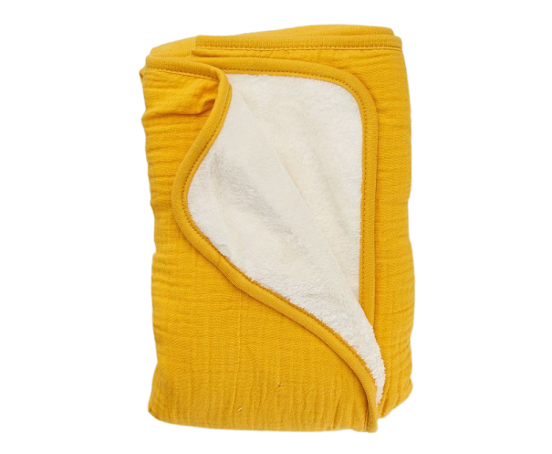 Pack naissance couverture + doudou jaune