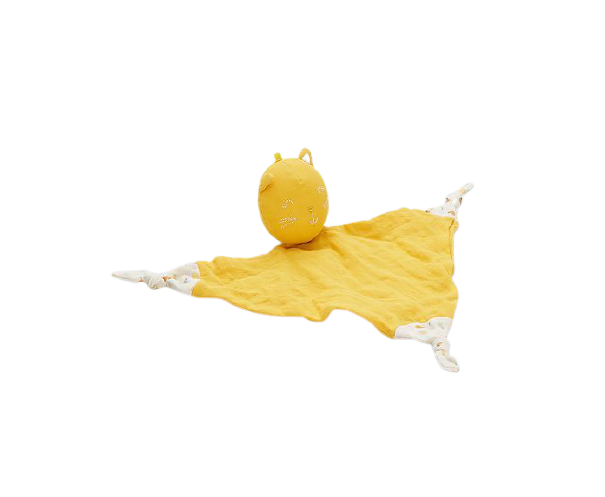 Pack naissance couverture + doudou jaune