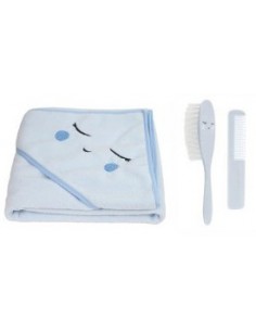 Cape de bain + 2 brosses à cheveux personnalisable